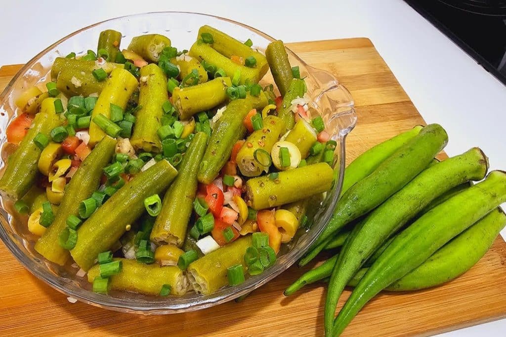 Salada de quiabo