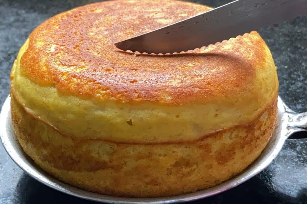 bolo de frigideira