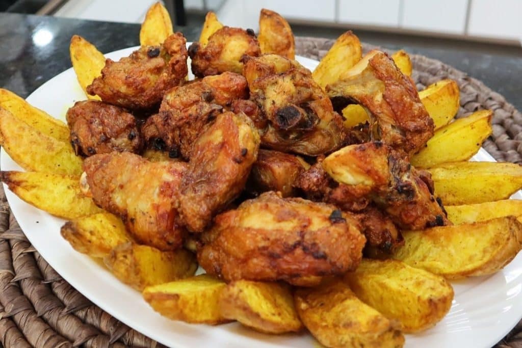 frango com batatas