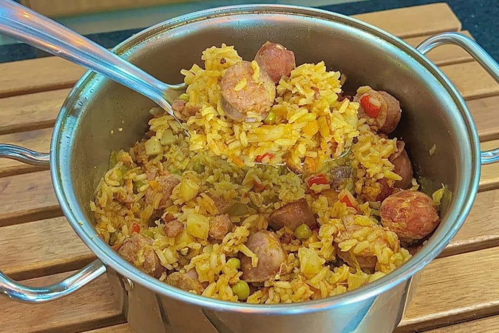 Arroz recheado