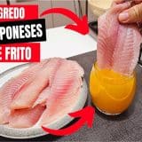 Peixe frito crocante