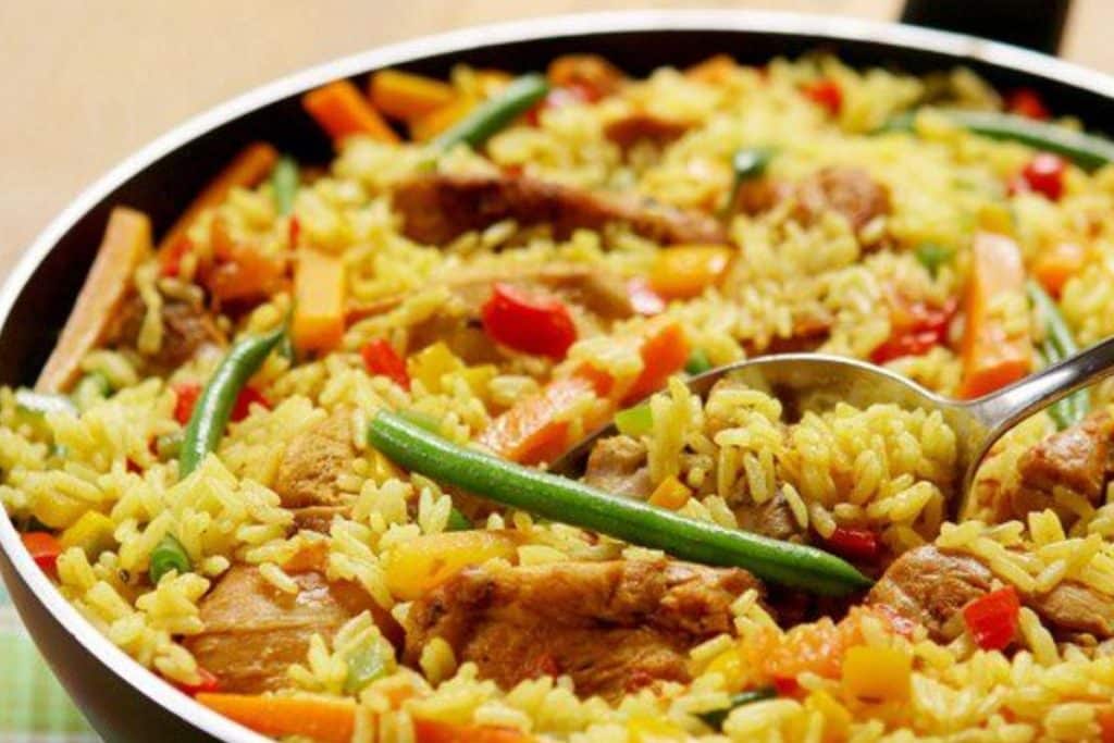 Receita de arroz integral