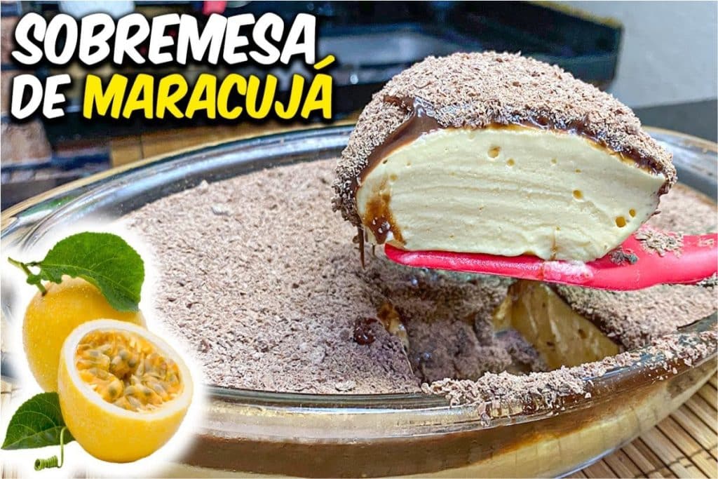 Sobremesa de maracujá