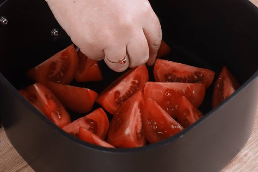 Tomate na air fryer