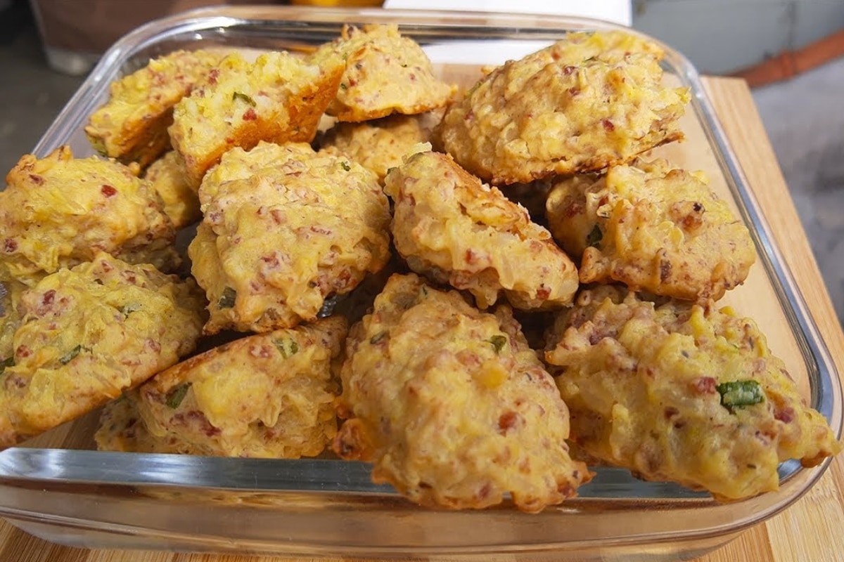 Bolinho de arroz assado