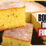 Bolo de fubá fofinho