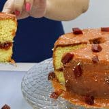 Bolo de queijo com goiabada