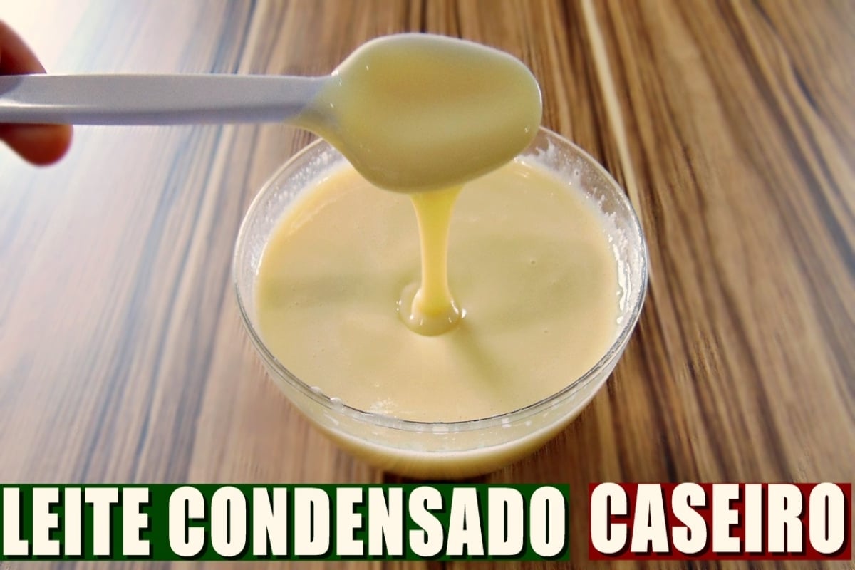 Leite condensado caseiro