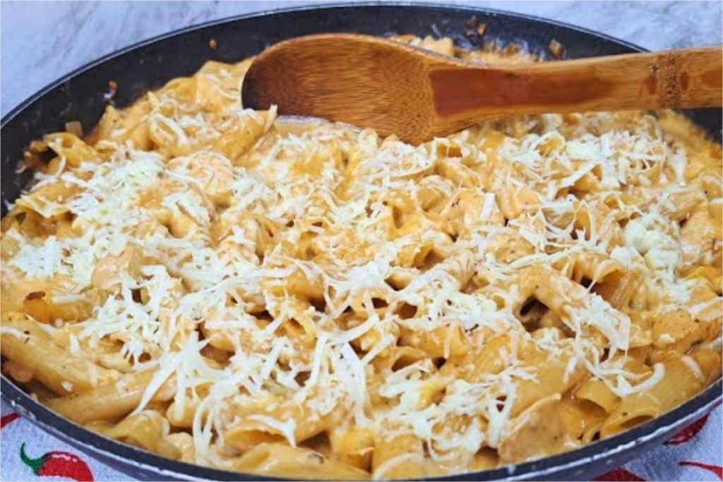 Macarrão cremoso