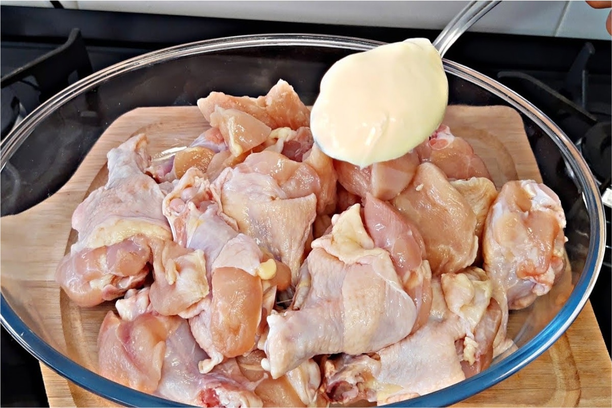 Receita de frango assado