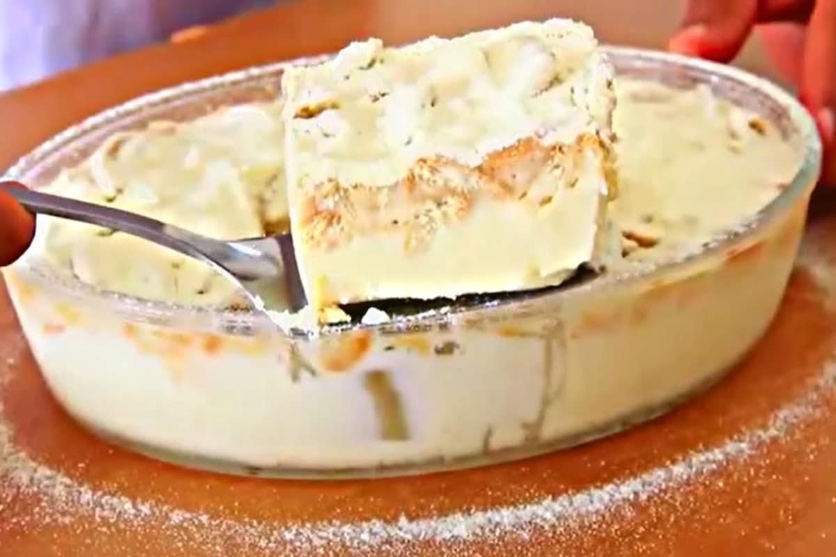 Sobremesa feita à mão