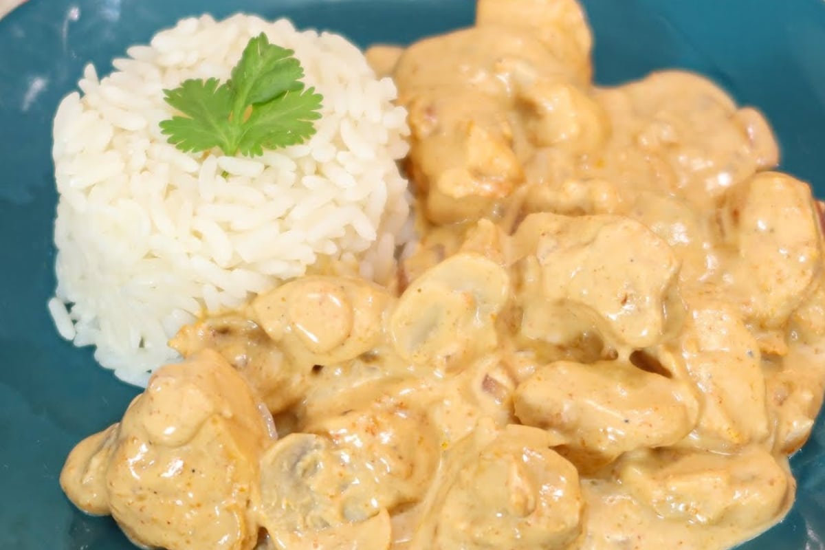 Strogonoff de frango fácil