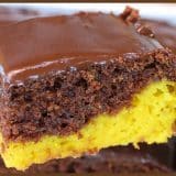 bolo de cenoura com chocolate