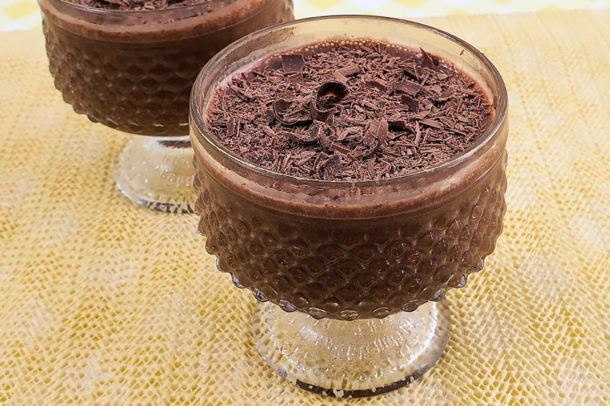 mousse de chocolate