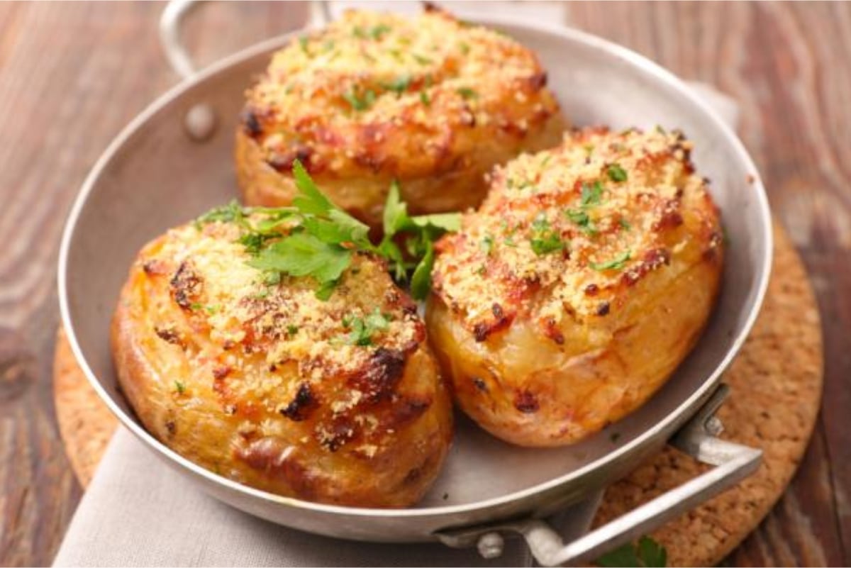 Batata Recheada na Air Fryer