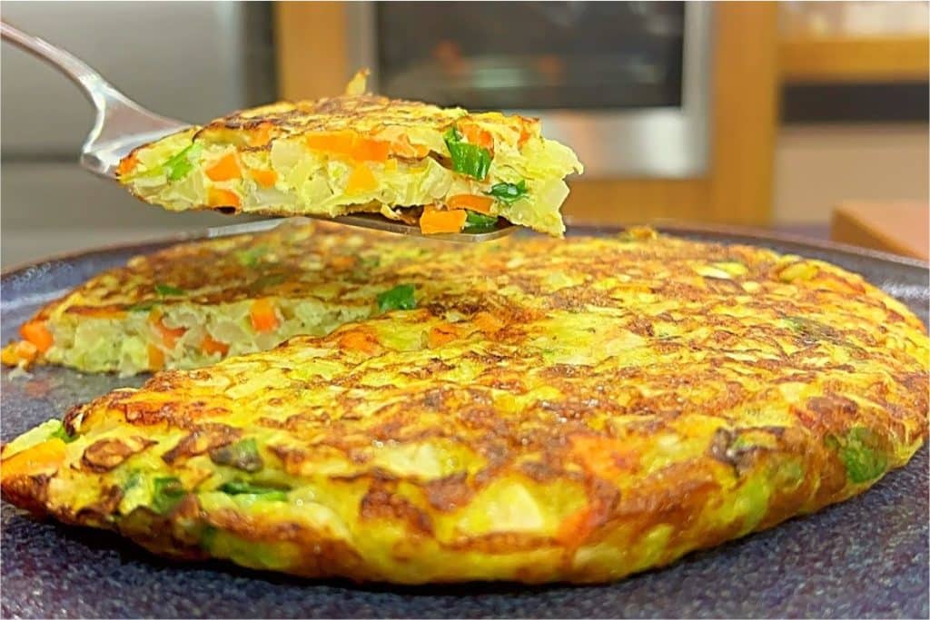 Omelete de legumes