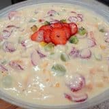 Salada de frutas cremosa