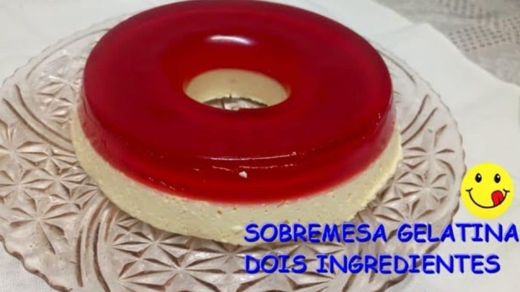 Sobremesa de gelatina