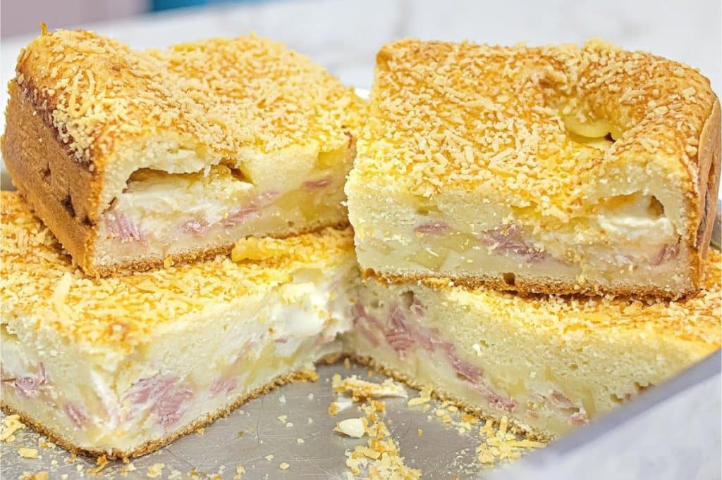 Torta cremosa de liquidificador