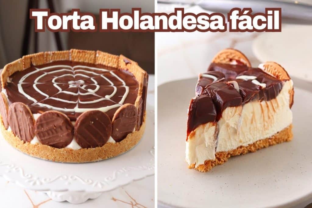 Torta holandesa sem gelatina