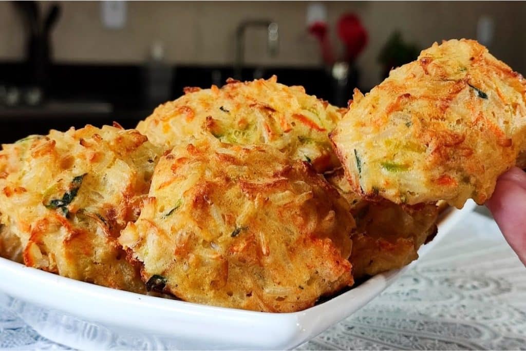 bolinho de arroz assado