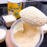 mousse de leite ninho