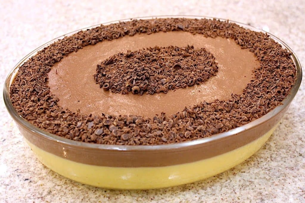 mousse de maracujá com chocolate