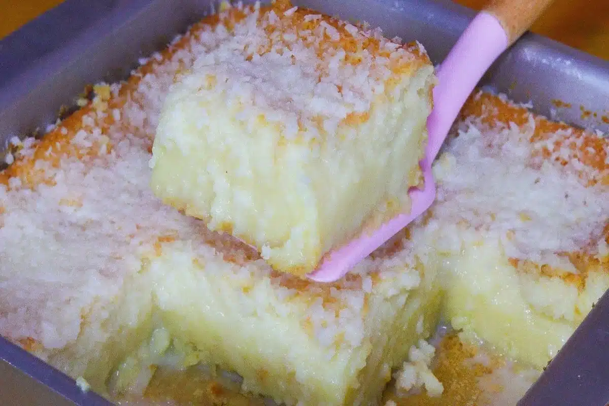 Bolo de coco sem trigo