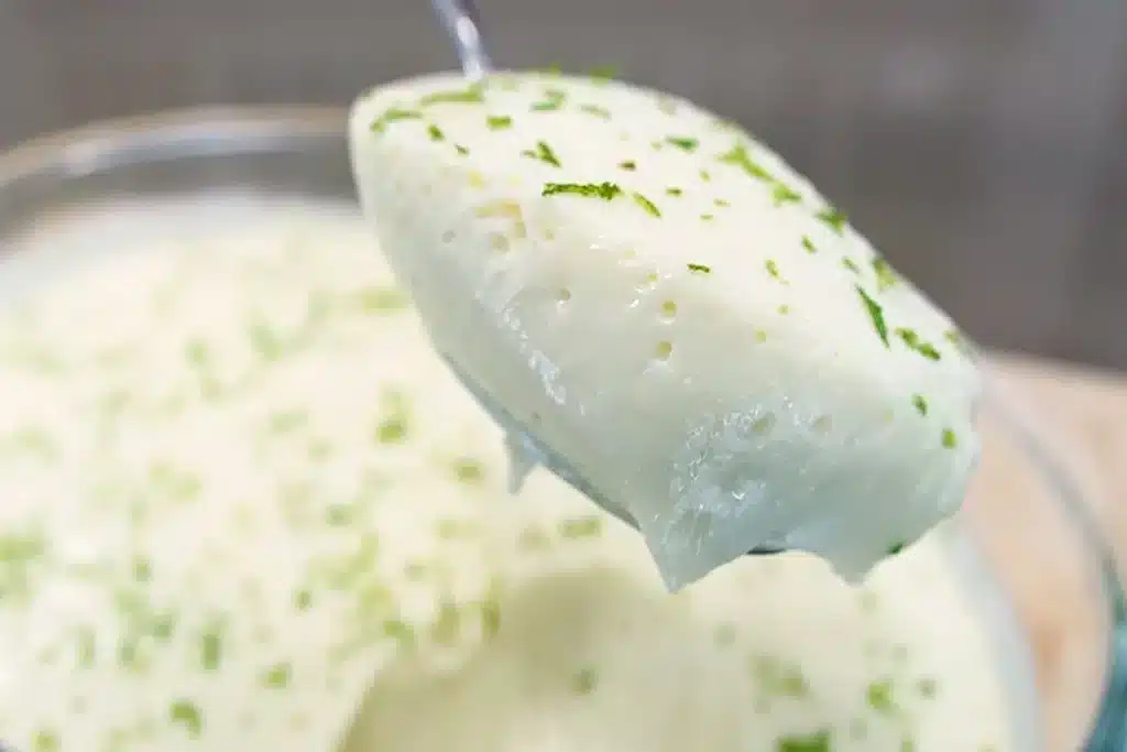 Mousse de limão sem leite condensado