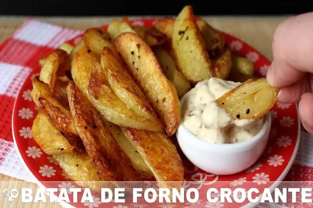 batata de forno crocante