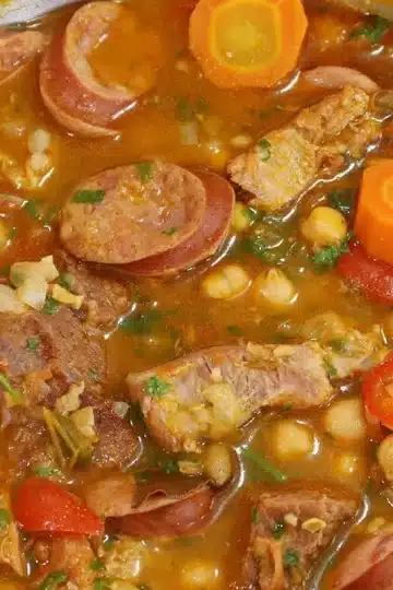 Puchero de grão de bico