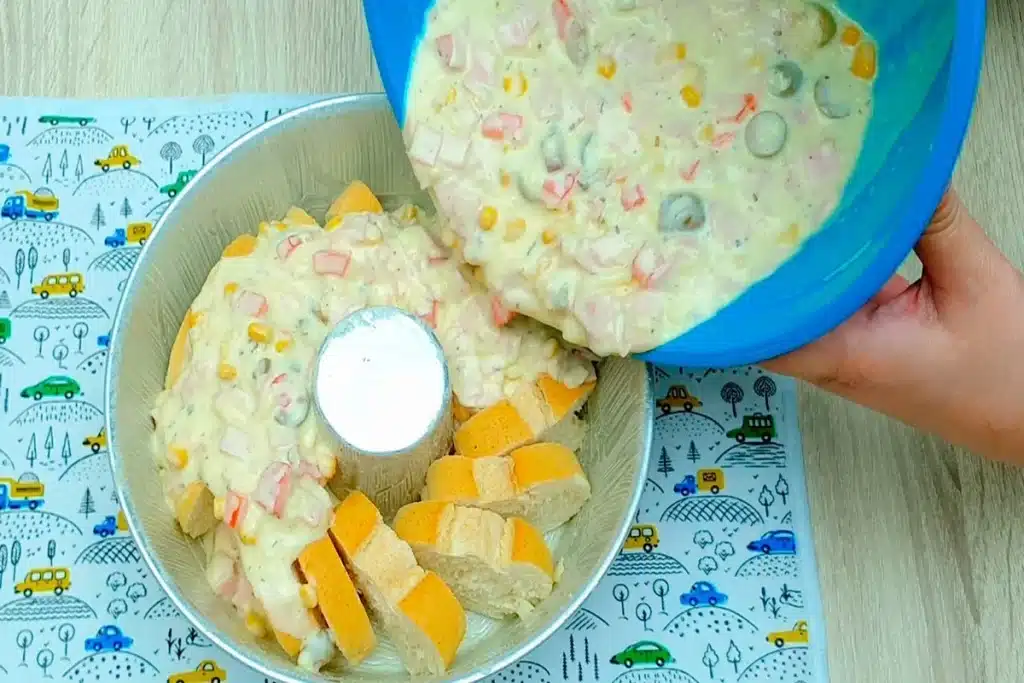 lanche de pão amanhecido