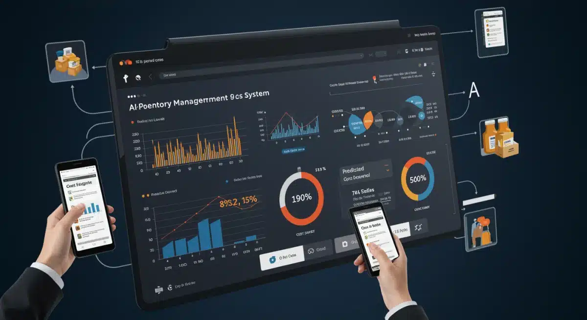 AI-powered inventory management system reducing food waste