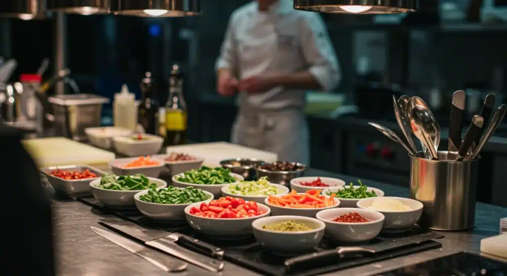 Mise en Place: Organiza tu Cocina para una Eficiencia del 40%