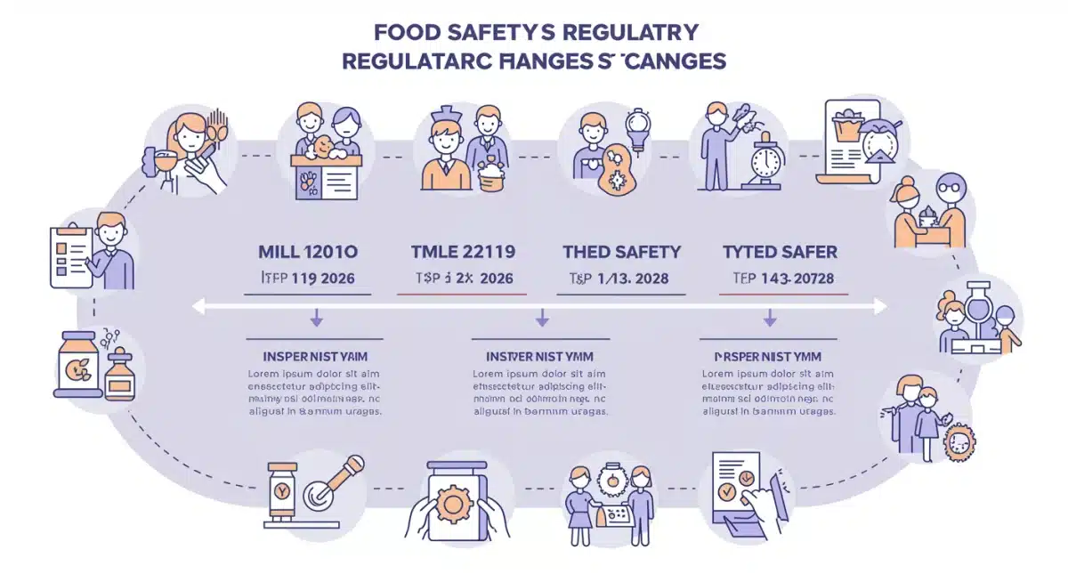 Timeline of US food safety regulatory changes for 2026