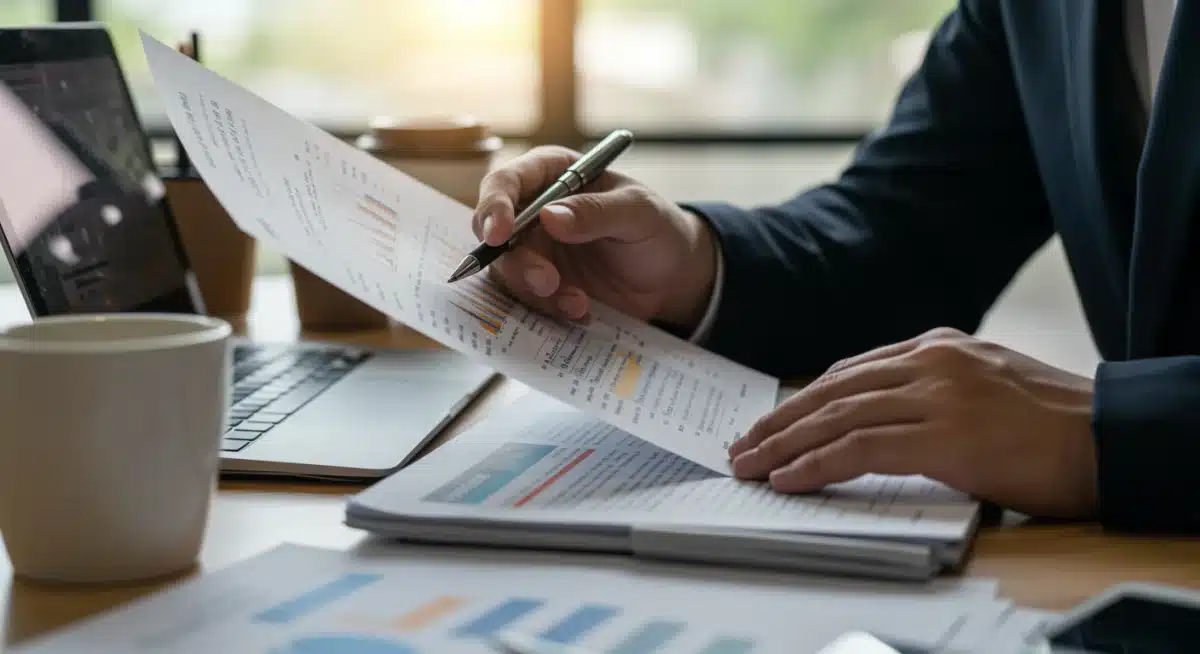 Restaurant manager analyzing menu sales data on laptop