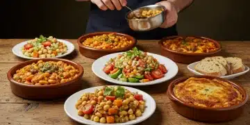 Variedad de platos de legumbres españoles nutritivos y económicos para 2026