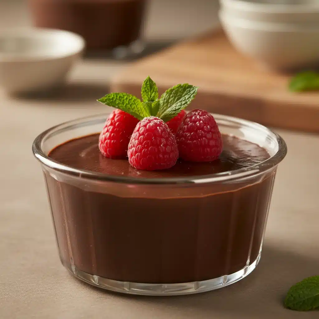 Decadent chocolate avocado mousse, a perfect keto-friendly dessert.