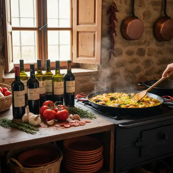 Vinhos Espanhóis para Cozinhar: As 3 Melhores Harmonizações para Seus Pratos em 2026