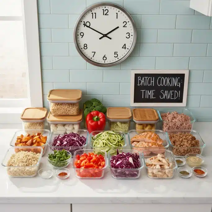 Batch Cooking for Busy Weeks: 3-Hour Prep for 5 Days of Quick Dinners