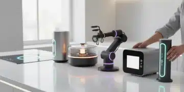 Six essential kitchen tools for main dish preparation on a modern counter