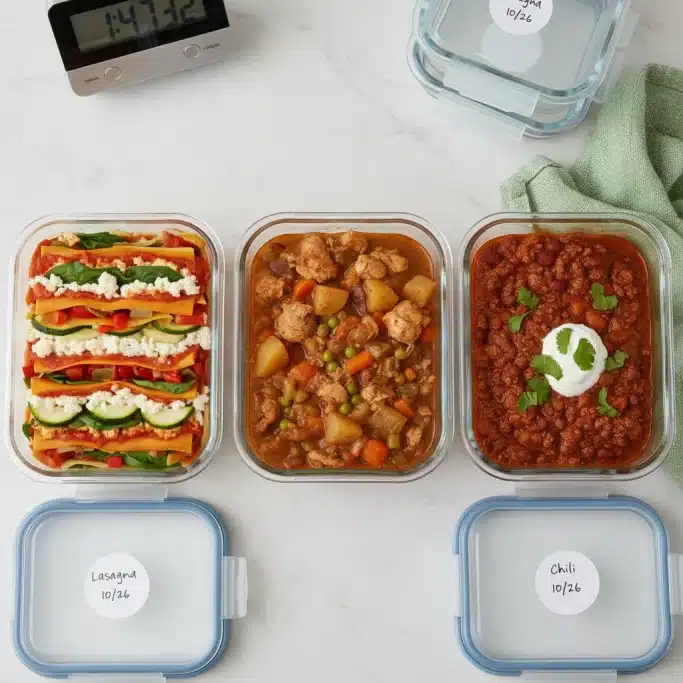 Freezer-Friendly Main Dishes 2026: Prep 3 Meals in 2 Hours