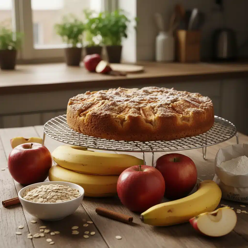 Homemade cake with simple, affordable ingredients on a cooling rack