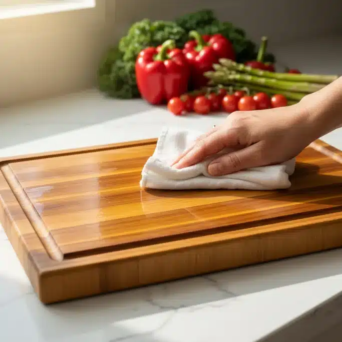 Mantenimiento Tablas de Cortar de Madera: Guía 2026 para 10 Años de Uso Higiénico