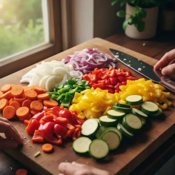 Corte de Verduras Profesional: 6 Técnicas Esenciales para 2026