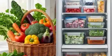 Comparison of fresh produce and frozen meal ingredients
