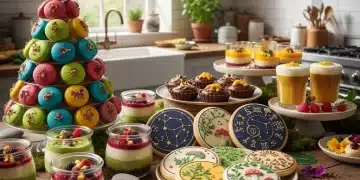 Colorful array of innovative sweet treats for 2026 baking trends